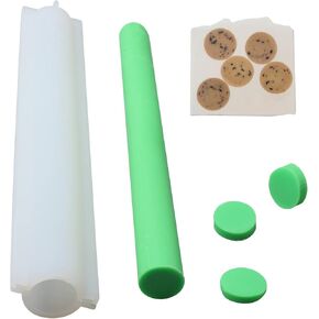 BOOWAN NICOLE Round Silicone Column Embed Molds for Soap Making, Tube Mould for Resin Unique Shapes Soap Making Supplies