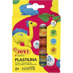 Jovi Plastilina Modeling Clay; Box of 15, 14.1 GMS