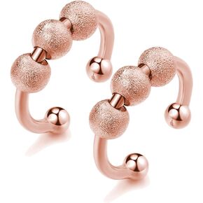 HUASAI 4Pcs Anxiety Ring for Women Fidget Spinner Rings for Anxiety Anxiety Ring for Men