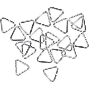 48 Sterling Silver Triangle Jump Rings 22ga Very Small 5mm
