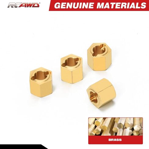 RCAWD لترقيات FMS FCX24 1/24، محولات محور العجلة النحاسية السميكة H7 * 6.2 مم زواحف الأجزاء in Saudi Arabia