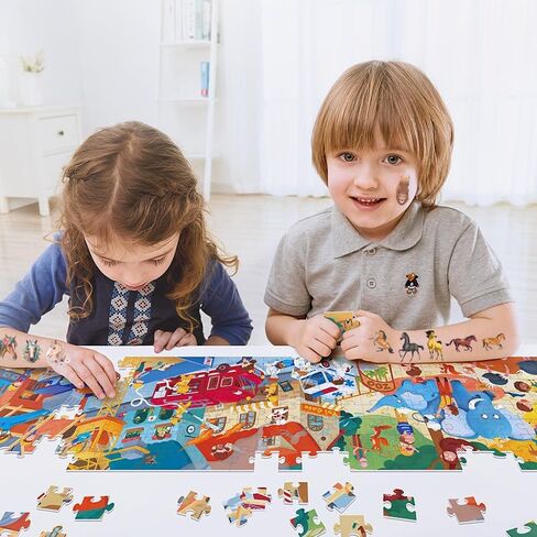 الوشم المؤقت للحصان 124 قطعة (8 ورقات) وشم الحصان للأطفال لوازم حفلات أعياد الميلاد، ملصقات الوشم، هدايا لطيفة للغاية، ديكورات الحفلات للفتيات والأولاد، جوائز مدرسية تحت عنوان in Kuwait