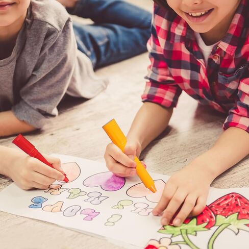 Colorful Crayons Toddler's 12-Color Twistable Crayons - Non-Toxic, Washable, Easy-Grip for Creative Fun in Kuwait