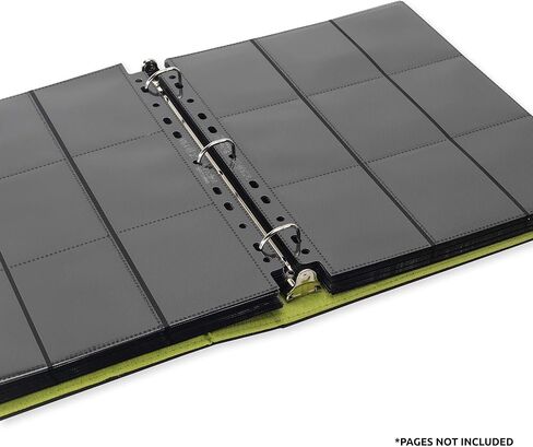 فولت اكس مجلد حلقي ممتاز من اكسو-تيك - لـ 9 صفحات بطاقات تداول - سعة أكثر من 30 صفحة 3 حلقات على شكل حرف D لـ TCG in Kuwait