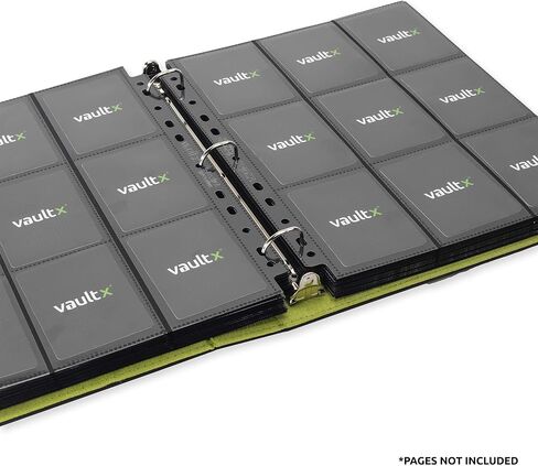 فولت اكس مجلد حلقي ممتاز من اكسو-تيك - لـ 9 صفحات بطاقات تداول - سعة أكثر من 30 صفحة 3 حلقات على شكل حرف D لـ TCG in Kuwait