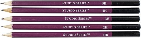 Studio Series 25-Piece Sketch & Drawing Pencil Set (Artist's Pencil & Charcoal Set) in Saudi Arabia