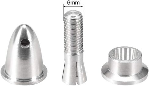 uxcell RC Airplane Spinners Propeller Adapter Saver for Shaft Brushless Motor (4mm Aperture and 6mm Output Axle) in Saudi Arabia