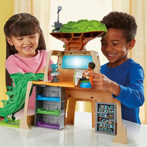 Star Wars: Young Jedi Adventures Tenoo Jedi Temple, 20-Inch-Tall Playset with Lights & Sounds, 2 Action Figures, Preschool Toys for 3 Year Old Boys & Girls & Up in Saudi Arabia