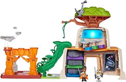 Star Wars: Young Jedi Adventures Tenoo Jedi Temple, 20-Inch-Tall Playset with Lights & Sounds, 2 Action Figures, Preschool Toys for 3 Year Old Boys & Girls & Up in Saudi Arabia