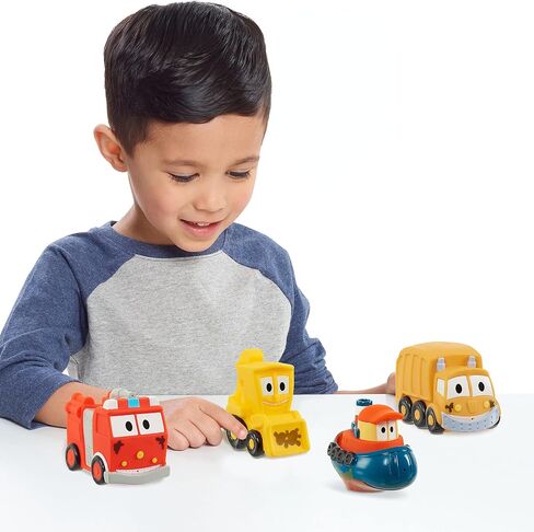 The Stinky & Dirty Show 4-inch Bath Time Buddies 4 Piece Set, Bath Toys, Pretend Play, Kids Toys for Ages 3 Up by Just Play in Saudi Arabia