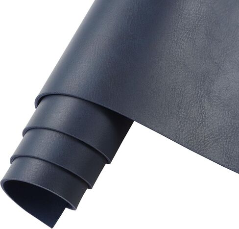 Picheng Tooling Faux Leather Square: 13.78''X26'' Smooth Black Leather Tooling Sheets 2mm Thick Leather Sheets for Crafts Tooling Sewing Earring Wallet Hobby (13.78''X26'', Black) in Kuwait