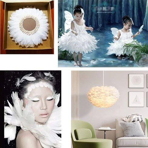 100 قطعة 6-9 بوصة ريش أبيض ريش الإوز الطبيعي ريش الإوز ريش المنزل الزفاف عيد الميلاد حزب ديكور كبير ريش الإوز diy اكسسوارات الحرف الزفاف المنزل حزب الديكور in Kuwait