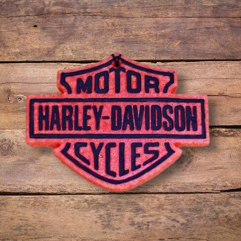 Motorcycle Man Harley Freshie Mold for Men Scented Cured Aroma Beads 4x3x0.8" D Country Resin, Car Candle, Soap, Freshie Oven Safe Silicone Heat Resistant in Saudi Arabia
