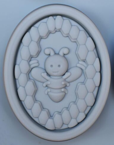 قالب سيليكون على شكل خلية النحل للصابون المضغوط على البارد، قالب بيضاوي منزلي الصنع لصنع كرات الاستحمام الفوارة المصنوعة من الراتنج والشوكولاتة والحلوى والشمع وشمع العسل وحليب الماعز، 2 قالب in Kuwait