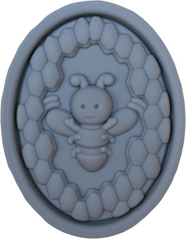 قالب سيليكون على شكل خلية النحل للصابون المضغوط على البارد، قالب بيضاوي منزلي الصنع لصنع كرات الاستحمام الفوارة المصنوعة من الراتنج والشوكولاتة والحلوى والشمع وشمع العسل وحليب الماعز، 2 قالب in Kuwait