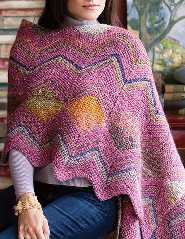 Knit Shawls: 25 Unique & Vibrant Designs (Timeless Noro) in Saudi Arabia
