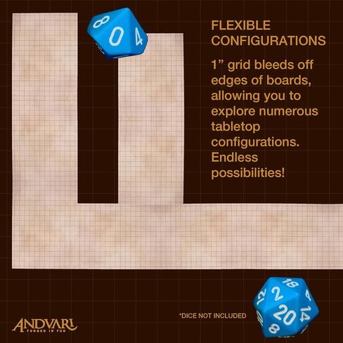 Battle Mat with Grid for Role Playing Game - 9 Pack Mega Pack Andvari Battle Boards in Saudi Arabia