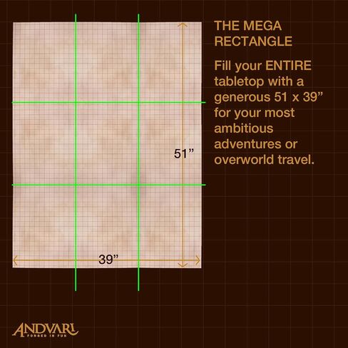 Battle Mat with Grid for Role Playing Game - 9 Pack Mega Pack Andvari Battle Boards in Saudi Arabia