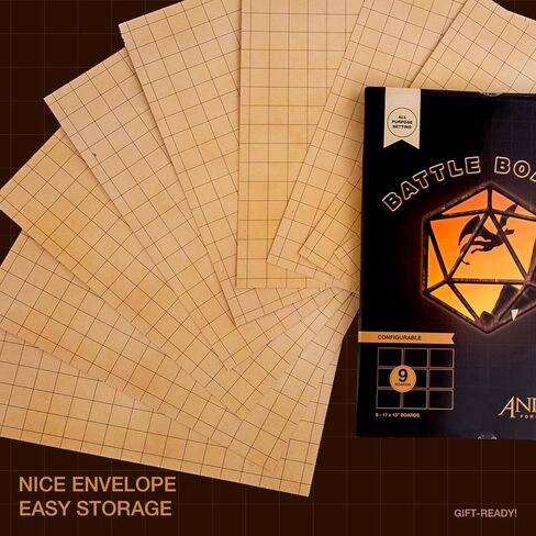 Battle Mat with Grid for Role Playing Game - 9 Pack Mega Pack Andvari Battle Boards in Saudi Arabia