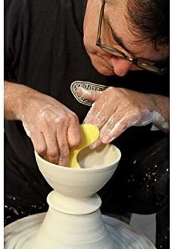 Mudtools Polymer Bowl Rib Blue Small Firm - Ceramics, Pottery, Clay - PB-S-B in Saudi Arabia