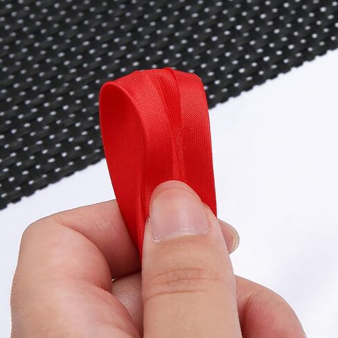 55 Yards 10mm Double Fold Bias Tape Solid Piping Bias Tape Quilt Binding Bias Tape Craft Sewing Bias Tape for DIY Craft Black in Kuwait