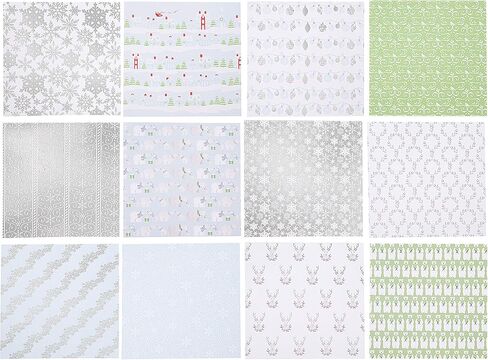 Martha Stewart Paper Pad-Red/White/Greenery 6x6 Paperpad, 6 x 6 inches, Multicolor in Saudi Arabia