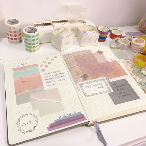 مجموعة لوازم سجل القصاصات العتيقة - 9 عبوات | مستلزمات مجلة غير مرغوبة | لوازم المجلة العتيقة الجمالية للبالغين والأطفال | ورق من مواد مختلفة متاحة (667 قطعة) in Kuwait