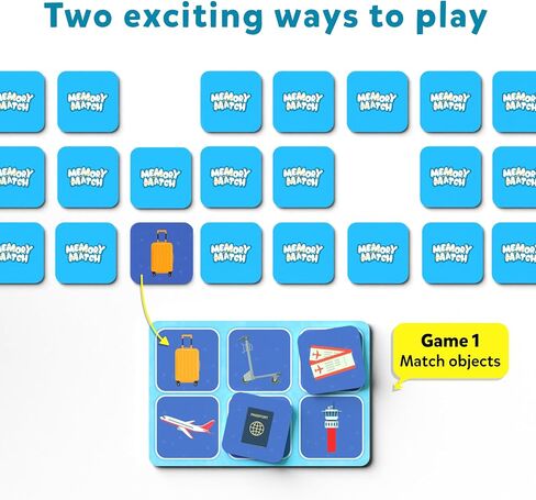 Skillmatics Board Game - Memory Match Animals, Fun & Fast Memory Game for Kids, Preschoolers, Toddlers, Gifts for Boys & Girls Ages 3, 4, 5, 6, 7 in Kuwait
