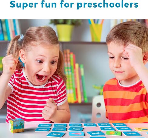 Skillmatics Board Game - Memory Match Animals, Fun & Fast Memory Game for Kids, Preschoolers, Toddlers, Gifts for Boys & Girls Ages 3, 4, 5, 6, 7 in Kuwait