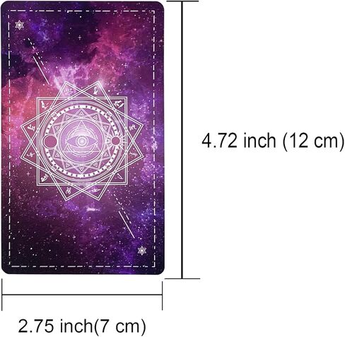 SUNHHX Tarot Cards Set, Holographic Tarot Deck, Classic Tarot Cards with English Instructions Book, Tarot Cards for Beginners in Kuwait