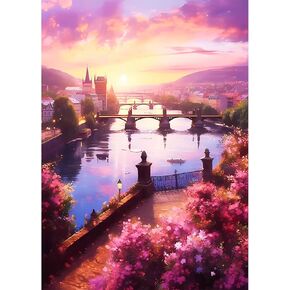 لغز Edsjegn 1000 قطعة للبالغين، ألغاز الصور المقطوعة 1000 قطعة للبالغين، ألغاز للبالغين 1000 قطعة وما فوق، ألغاز كبيرة، ألغاز زهرة ساكورا in Kuwait