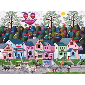 Buffalo Games - Silver Select - Charles Wysocki - Confection Street - 1000 Piece Jigsaw Puzzle for Adults Challenging Puzzle Perfect for Game Nights - Finished Size is 26.75 x 19.75 in Kuwait