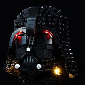 مجموعة مصابيح LED متوافقة مع خوذة Lego Darth Vader 75304، إضاءة لمكعبات البناء Lego 75304 [نموذج 75304 غير متضمن] in Kuwait