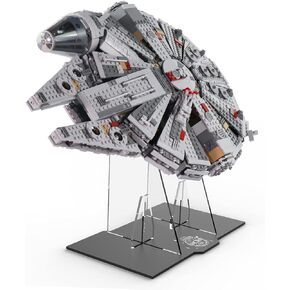 حامل عرض أكريليك NAOCARD لمجموعة بناء Lego Star Wars Millennium Falcon 75257/75105 - حامل عرض عمودي لنموذج Lego 75257 Starship in Kuwait