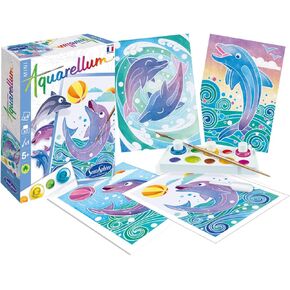 سينتو سفير SEN6000 Aquarellum Dolphins Magic Canvas in Kuwait