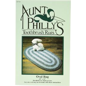 Aunt Philly's Toothbrush Quilts Oval Toothbrush Rug in Saudi Arabia
