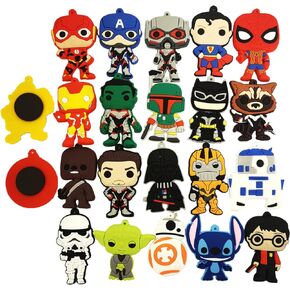 20pcs Fridge Magnet Goodie Bag Stuffer Holiday for Kids Birthday Party Favors School Carnival Reward Prizes Decoration Supplies (stlye1)