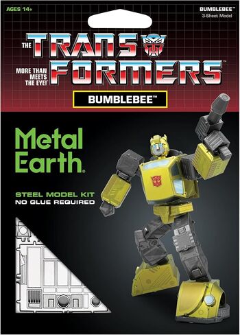 Metal Earth Fascinations Transformers Bumblebee Color 3D Metal Model Kit in Saudi Arabia