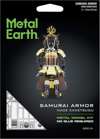 Fascinations Metal Earth Samurai Armor (Naoe Kanetsugu) 3D Metal Model Kit in Saudi Arabia