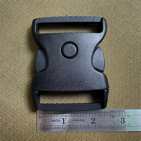 ليثرفست مشبك تثبيت ثلاثي مقاس 2 انش، نظام مشبك بديل لحزام شديد التحمل مقاس 2 انش، مشابك تثبيت سريعة الفك الجانبية، عبوة من قطعتين in Kuwait