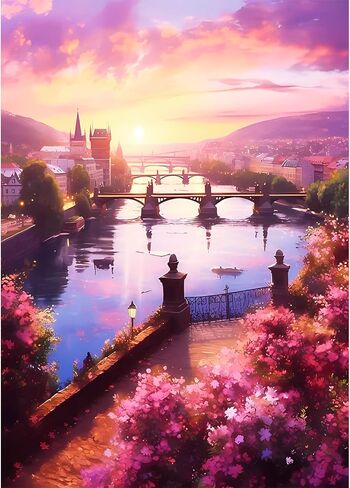 لغز Edsjegn 1000 قطعة للبالغين، ألغاز الصور المقطوعة 1000 قطعة للبالغين، ألغاز للبالغين 1000 قطعة وما فوق، ألغاز كبيرة، ألغاز زهرة ساكورا in Kuwait