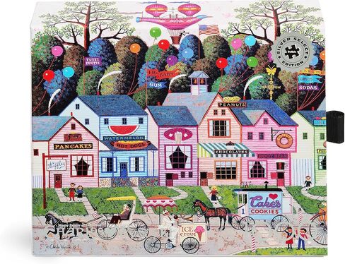 Buffalo Games - Silver Select - Charles Wysocki - Confection Street - 1000 Piece Jigsaw Puzzle for Adults Challenging Puzzle Perfect for Game Nights - Finished Size is 26.75 x 19.75 in Saudi Arabia