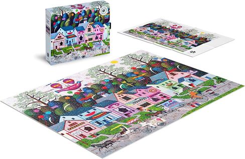 Buffalo Games - Silver Select - Charles Wysocki - Confection Street - 1000 Piece Jigsaw Puzzle for Adults Challenging Puzzle Perfect for Game Nights - Finished Size is 26.75 x 19.75 in Saudi Arabia