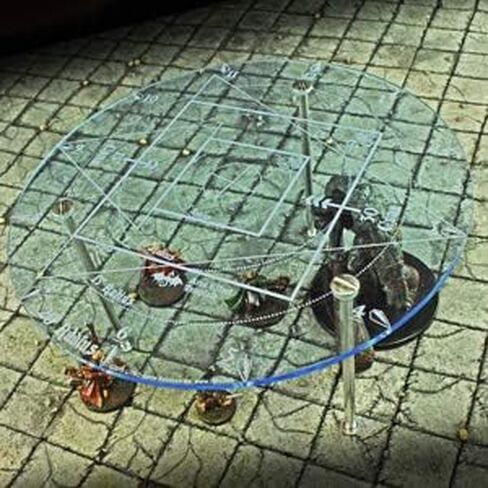 LITKO Elevated RPG Damage & Spell Template, Transparent Light Blue in Saudi Arabia