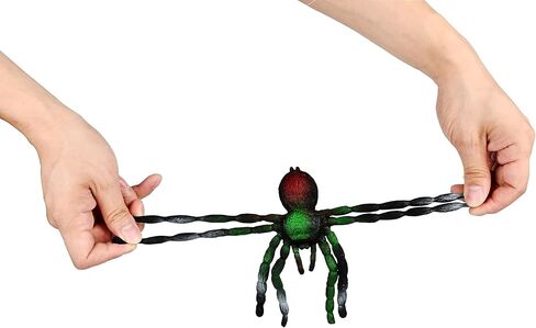 عنكبوت مطاطي واقعي من BOHS - لعبة إسفنجية للهالوين - كبيرة ناعمة قابلة للتمدد - حشرات مزحة in Kuwait