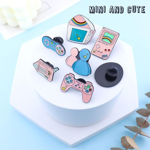 مجموعة دبابيس زينة لطيفة للالعاب من 7 قطع، دبابيس بروش بتصميم كرتوني ليفيون لتزيين الملابس والشنط والجاكيتات والاكسسوارات والحرف اليدوية للنساء والرجال والزنك بدون احجار كريمة, الزنك, بدون أحجار كريمة in Kuwait