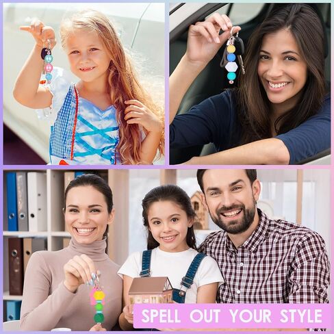 Hicarer 20 Pcs Beadable Keychain Bars Blanks Bulk Key Chain Making Supplies Beadable Metal Bar Links for Jewelry Making Keychain Bars Accessories for DIY Projects Pendant Charms (Black) in Kuwait