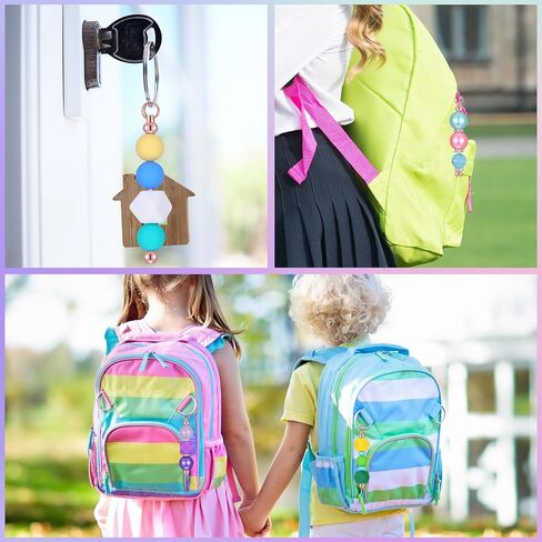 Hicarer 20 Pcs Beadable Keychain Bars Blanks Bulk Key Chain Making Supplies Beadable Metal Bar Links for Jewelry Making Keychain Bars Accessories for DIY Projects Pendant Charms (Black) in Kuwait