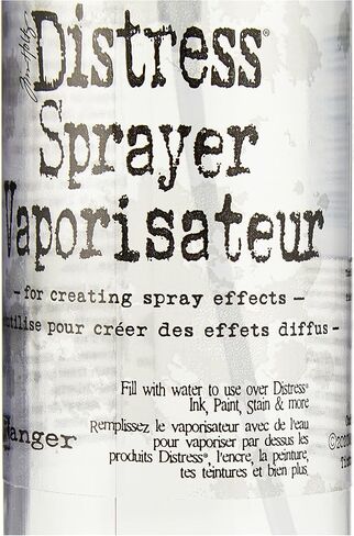Ranger TDA47414 Tim Holtz Distress Sprayer, 2 oz, Silver, Black in Saudi Arabia