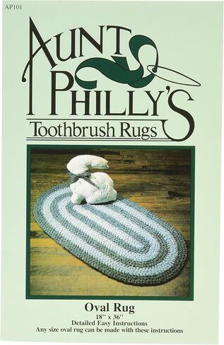 Aunt Philly's Toothbrush Quilts Oval Toothbrush Rug in Saudi Arabia